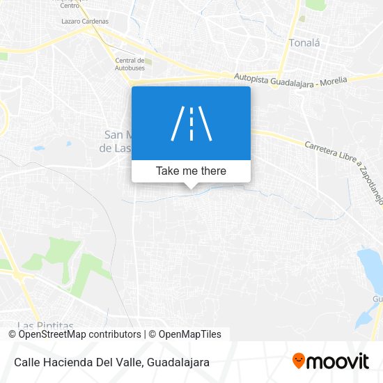 Mapa de Calle Hacienda Del Valle