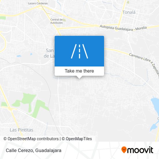 Mapa de Calle Cerezo