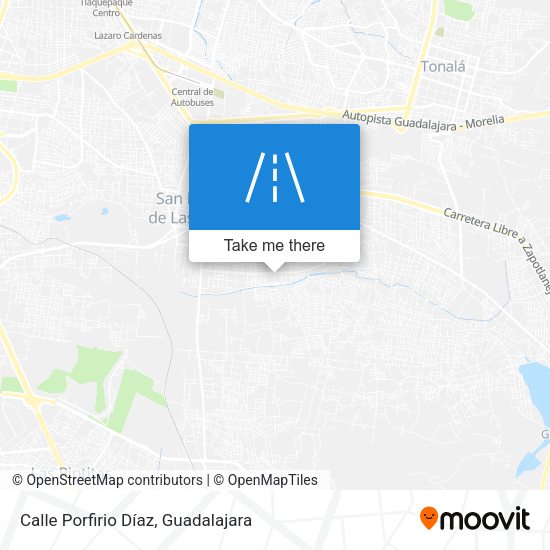 Mapa de Calle Porfirio Díaz