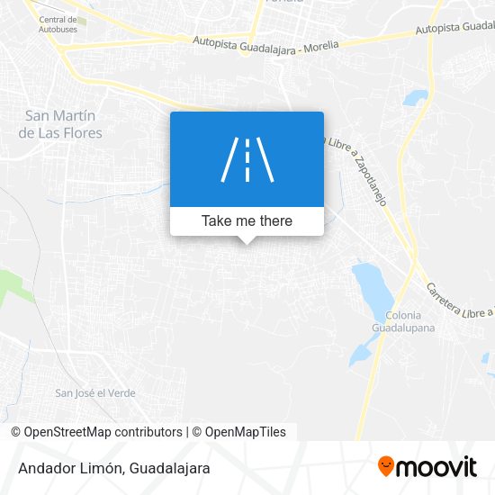 Mapa de Andador Limón