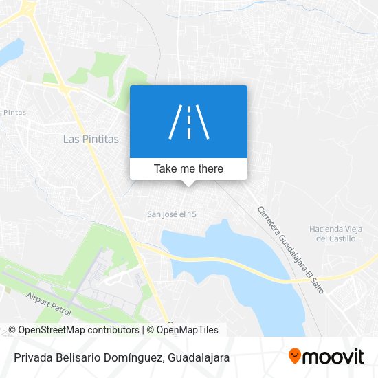 Privada Belisario Domínguez map
