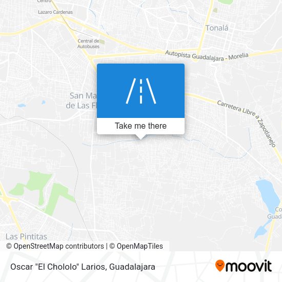 Mapa de Oscar "El Chololo" Larios