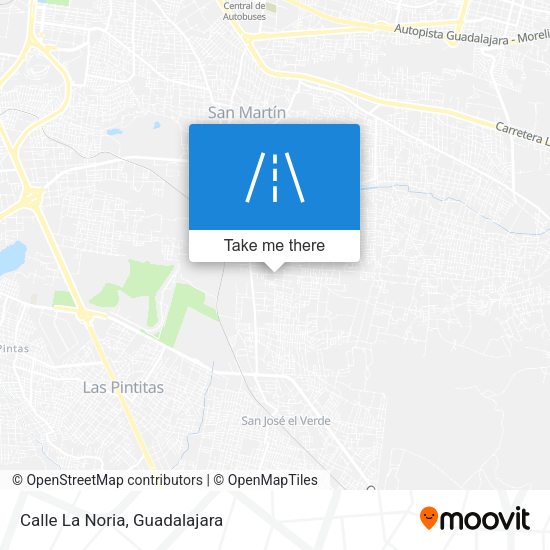 Mapa de Calle La Noria