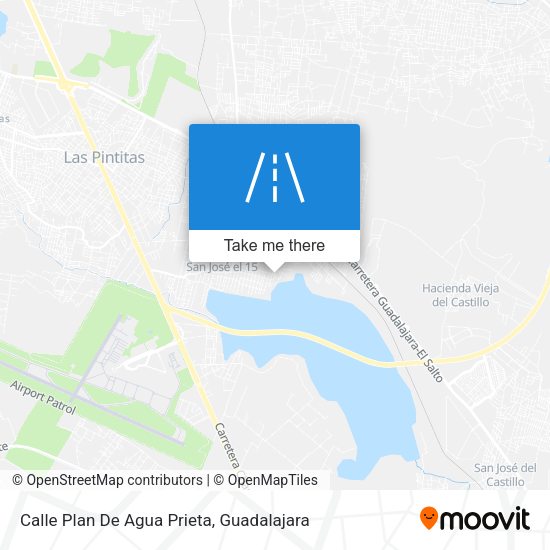Calle Plan De Agua Prieta map