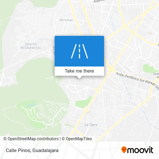 Mapa de Calle Pinos