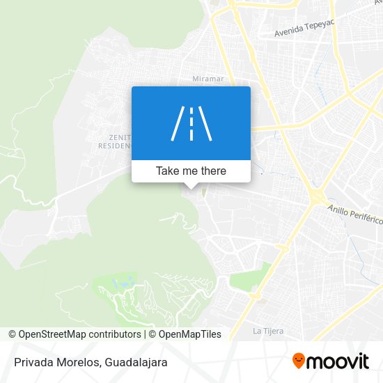 Mapa de Privada Morelos