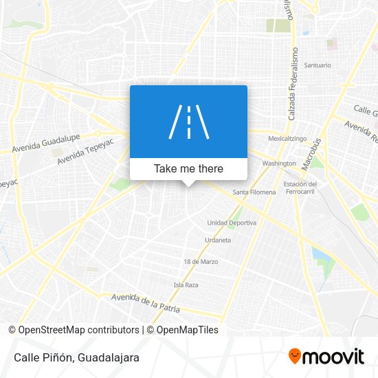 Mapa de Calle Piñón