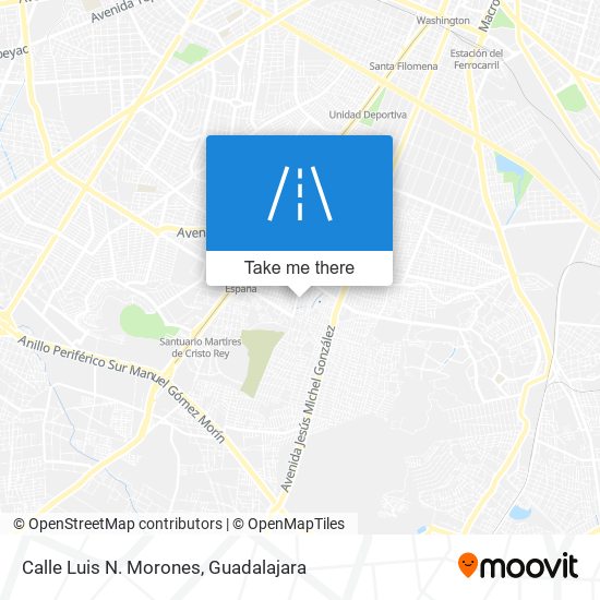 Calle Luis N. Morones map