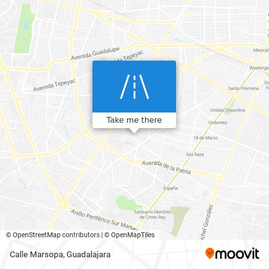 Calle Marsopa map