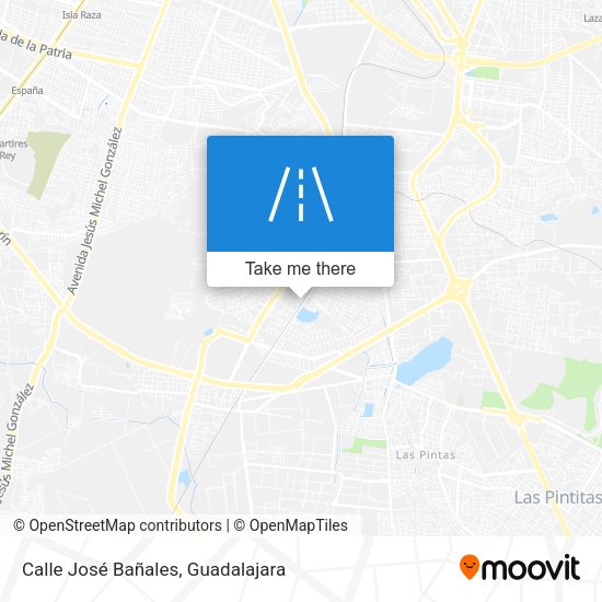 Calle José Bañales map