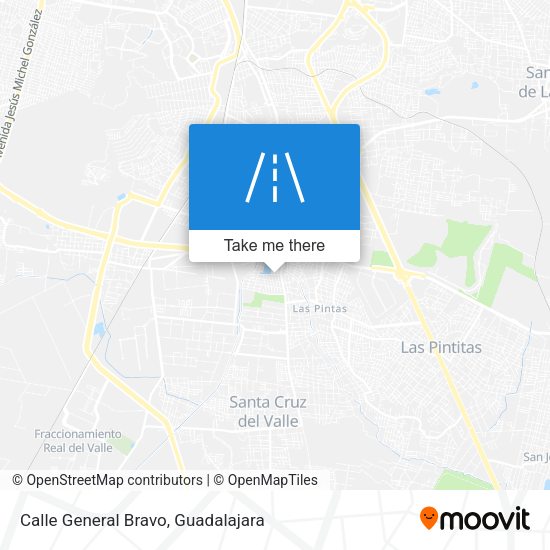 Mapa de Calle General Bravo