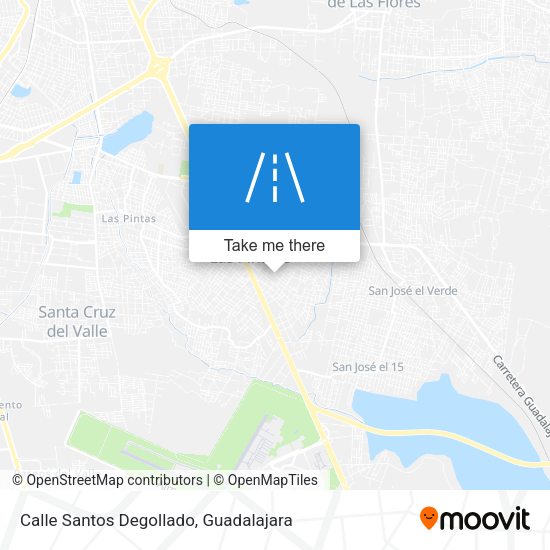 Calle Santos Degollado map