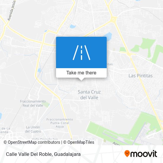 Calle Valle Del Roble map