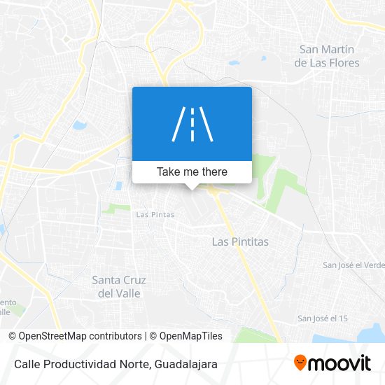 Calle Productividad Norte map