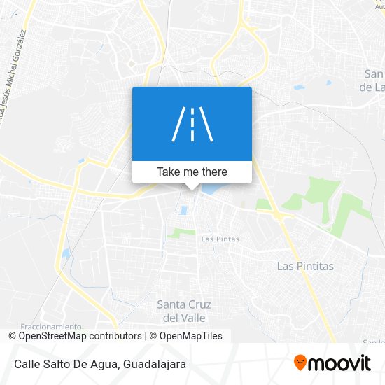 Calle Salto De Agua map