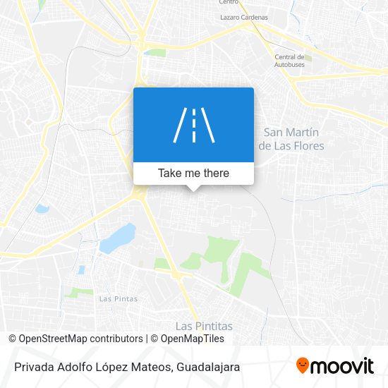 Privada Adolfo López Mateos map