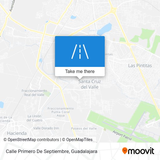 Mapa de Calle Primero De Septiembre