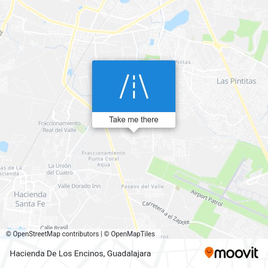 Hacienda De Los Encinos map