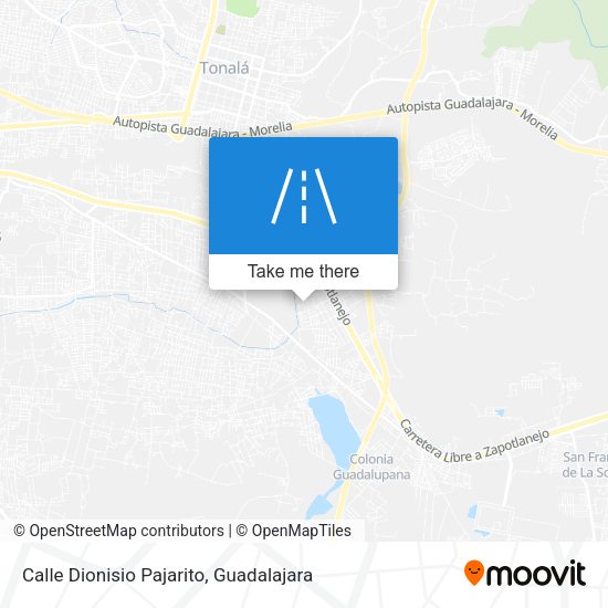 Calle Dionisio Pajarito map