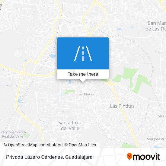 Privada Lázaro Cárdenas map