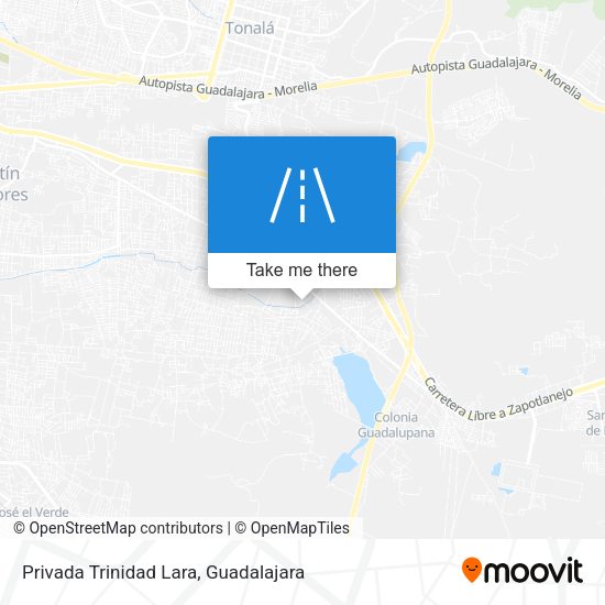 Mapa de Privada Trinidad Lara