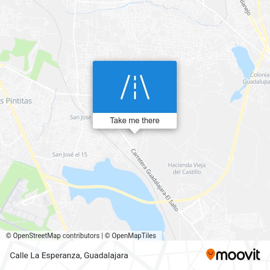 Mapa de Calle La Esperanza