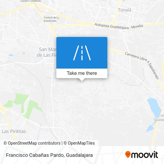 Francisco Cabañas Pardo map