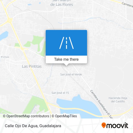 Calle Ojo De Agua map