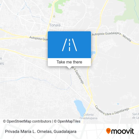 Privada María L. Ornelas map