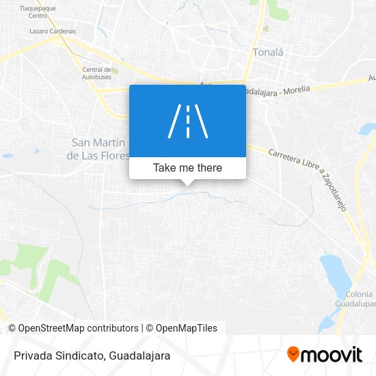 Mapa de Privada Sindicato