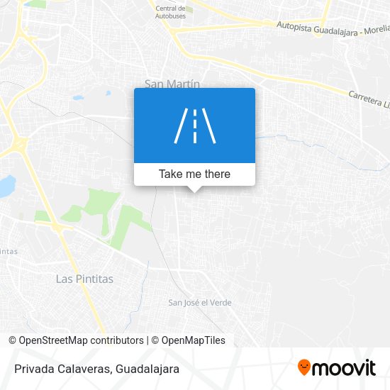 Mapa de Privada Calaveras