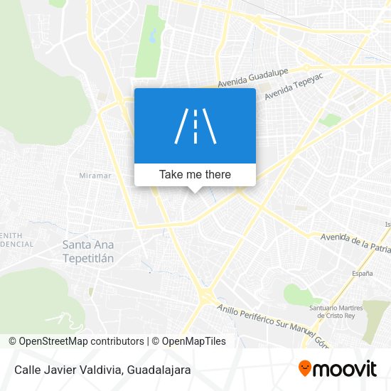 Calle Javier Valdivia map