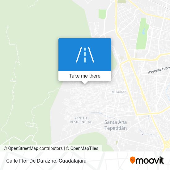 Calle Flor De Durazno map