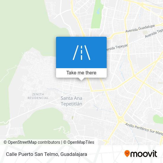 Calle Puerto San Telmo map