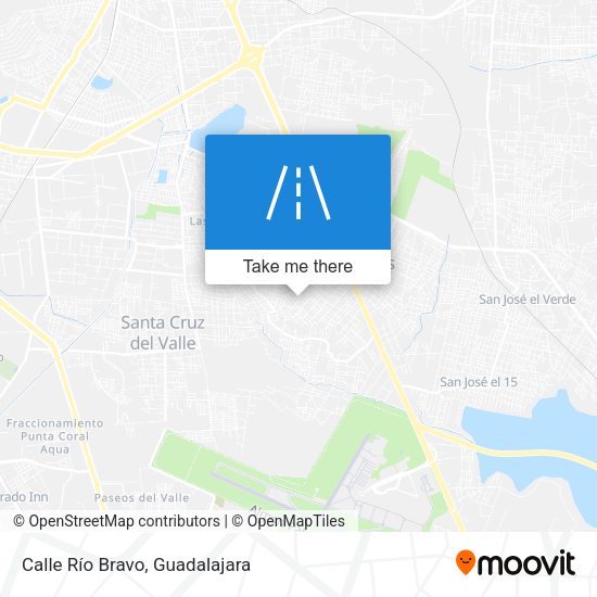Calle Río Bravo map