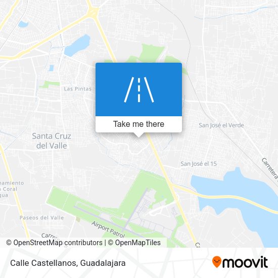 Calle Castellanos map