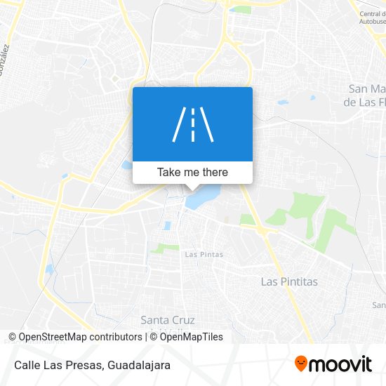 Mapa de Calle Las Presas