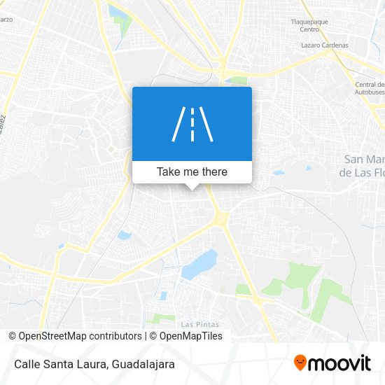 Mapa de Calle Santa Laura
