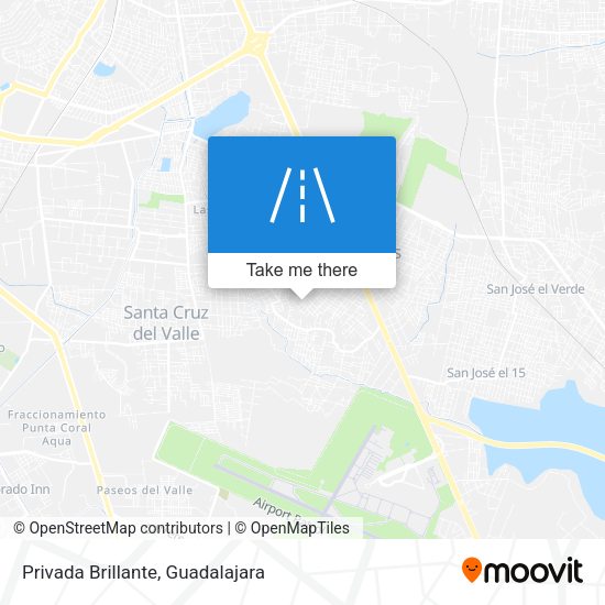 Privada Brillante map