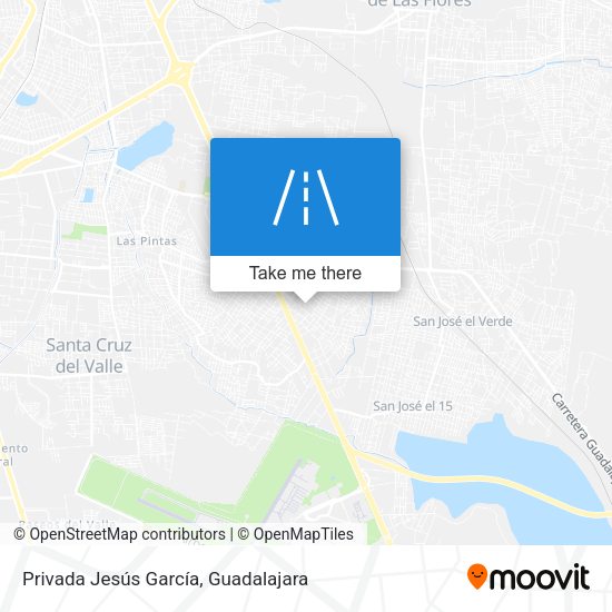 Mapa de Privada Jesús García