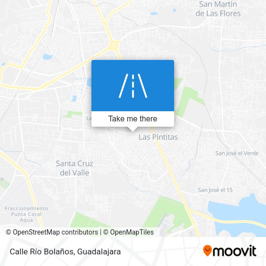 Calle Río Bolaños map