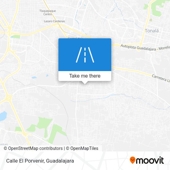Mapa de Calle El Porvenir