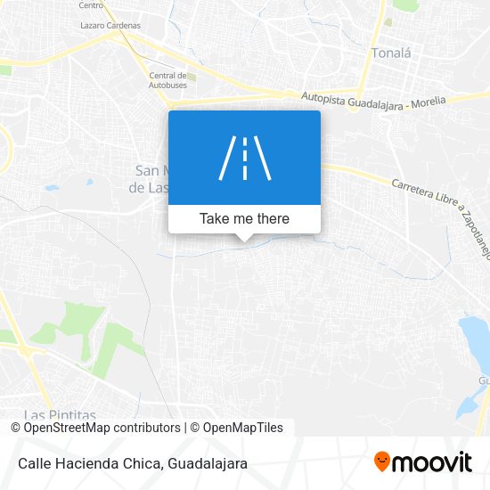 Calle Hacienda Chica map