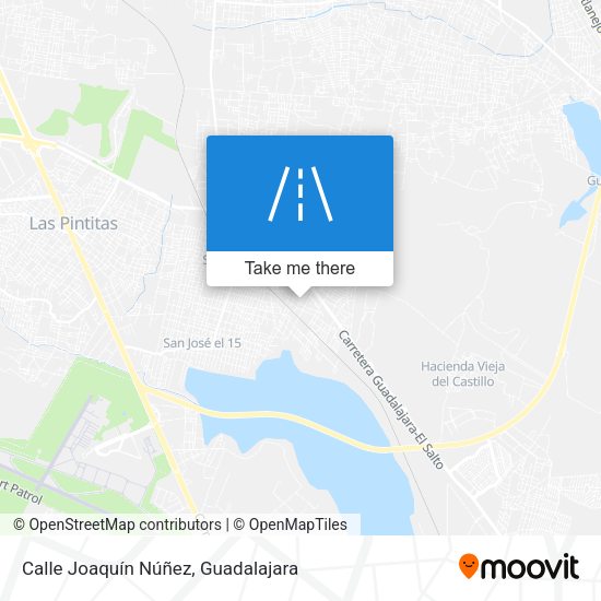 Mapa de Calle Joaquín Núñez