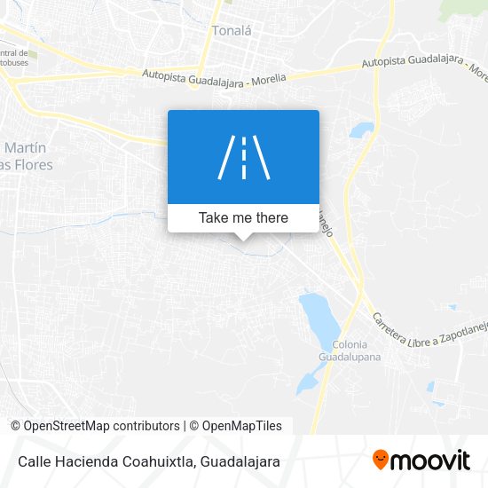 Calle Hacienda Coahuixtla map