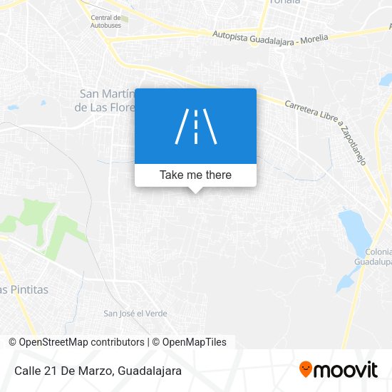 Calle 21 De Marzo map