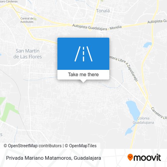 Mapa de Privada Mariano Matamoros