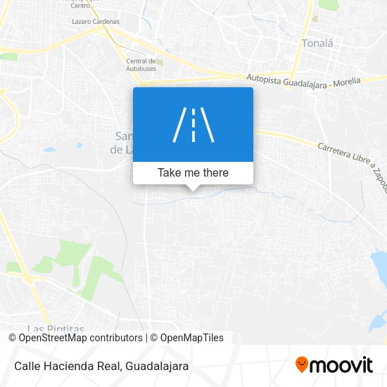 Mapa de Calle Hacienda Real