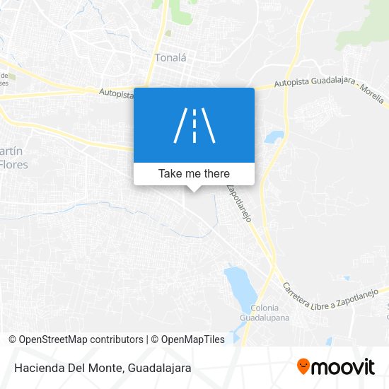Hacienda Del Monte map