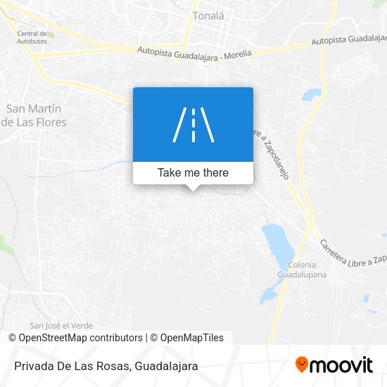 Privada De Las Rosas map
